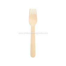 Wooden disposable fork knife